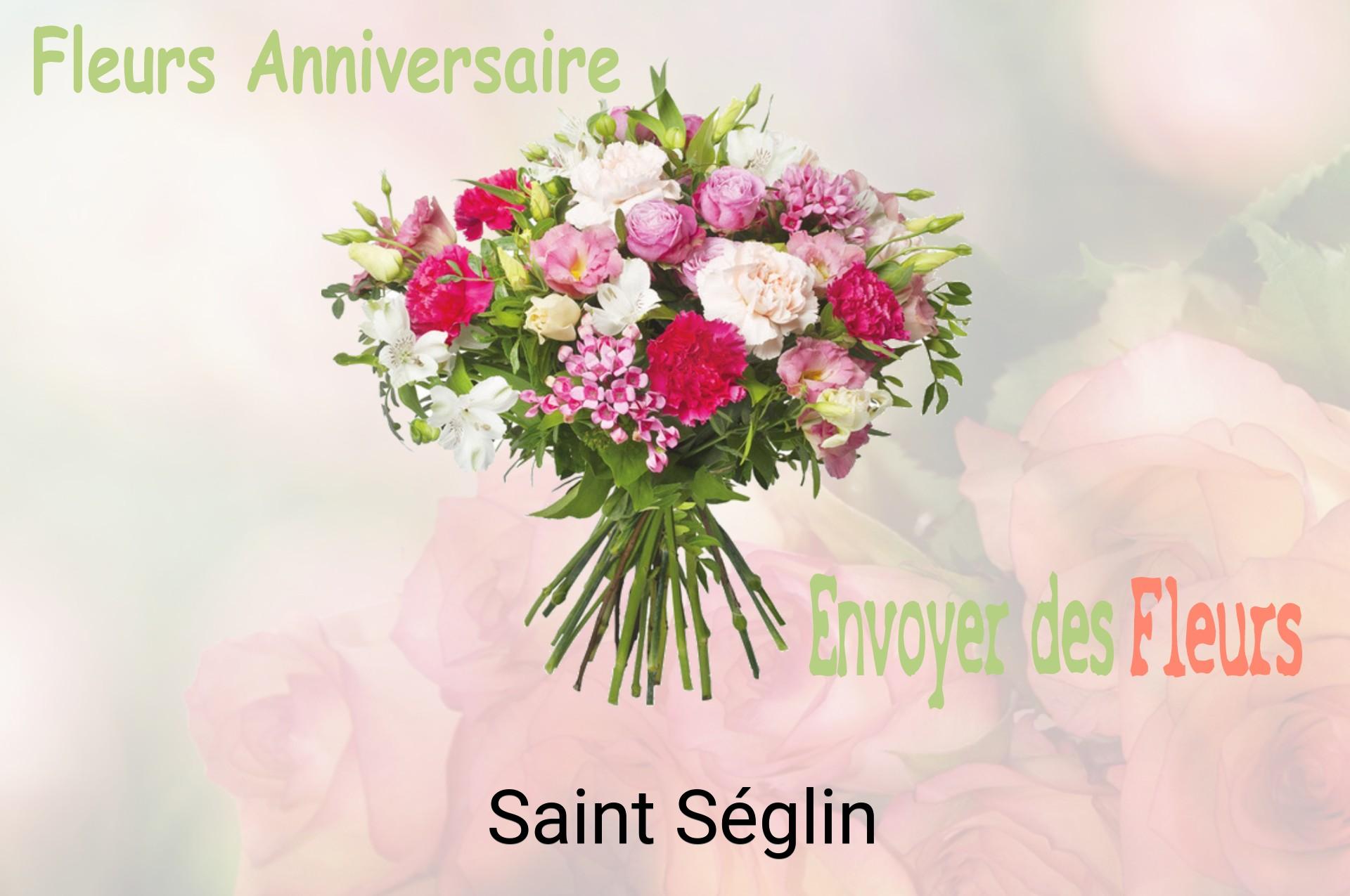 Bouquet de fleurs d’anniversaire livré à Saint-Séglin