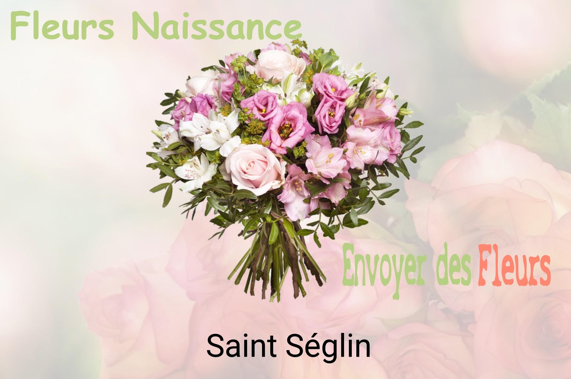Bouquet de fleurs de naissance livré à Saint-Séglin